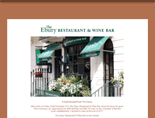 Tablet Screenshot of eburyrestaurant.co.uk